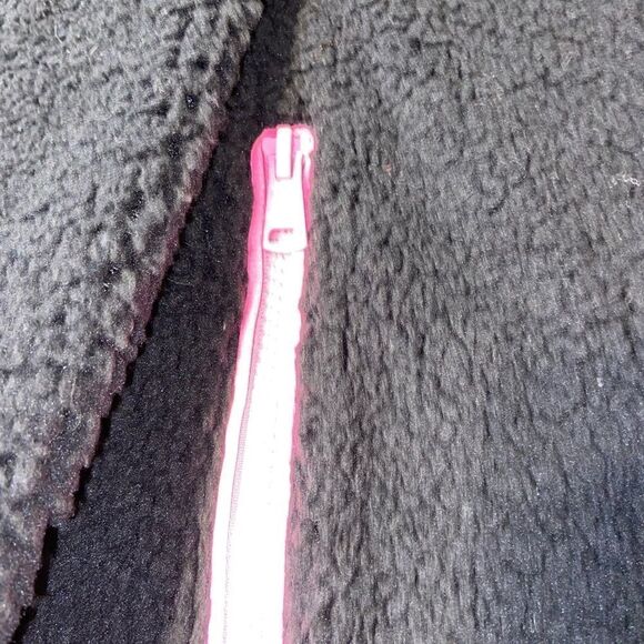 Justice 3/4 button up Sherpa fleece - Picture 4 of 8